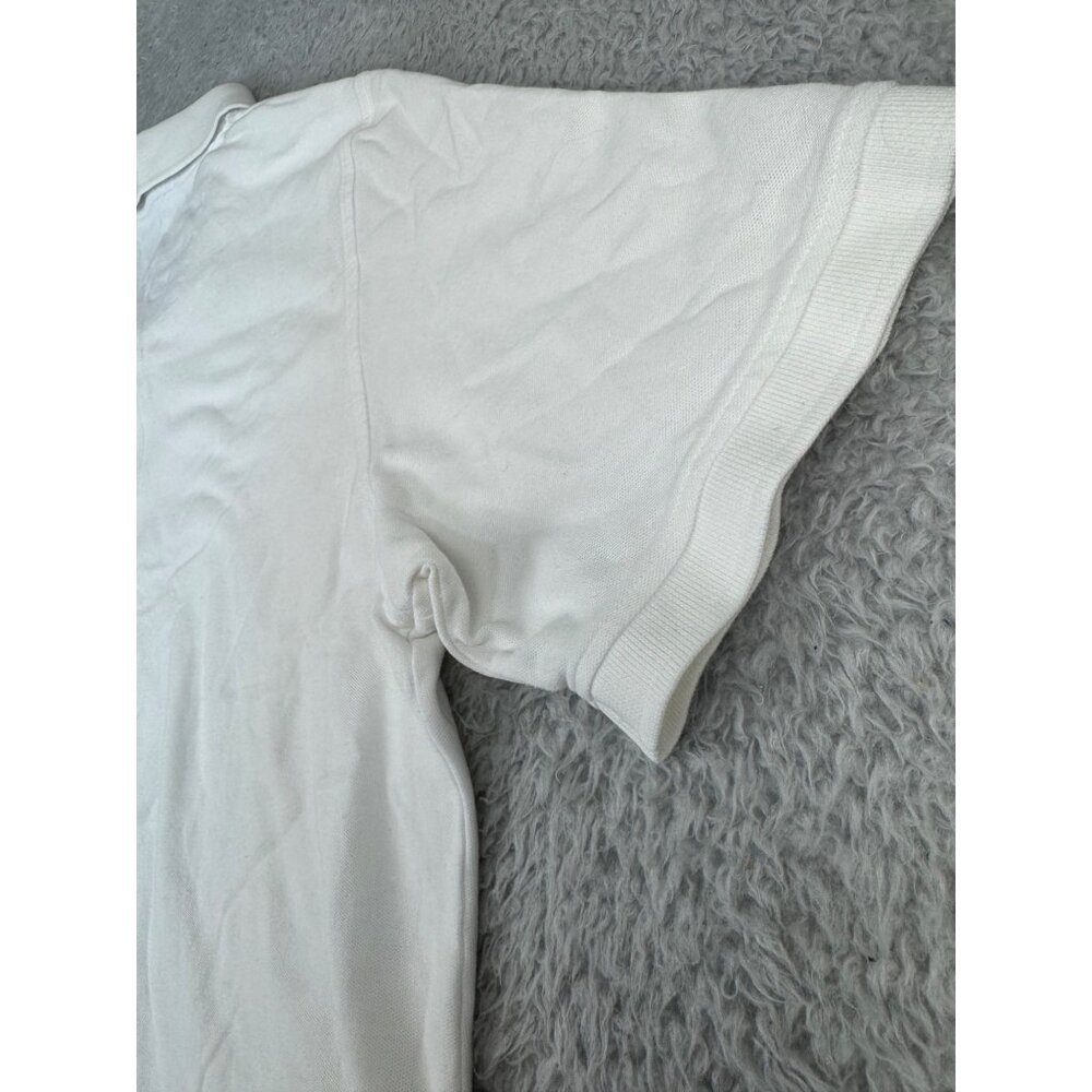 Robert Graham White Polo Shirt XL Classic Fit Embroidered Devil Logo Made - Peru - Picture 11 of 13